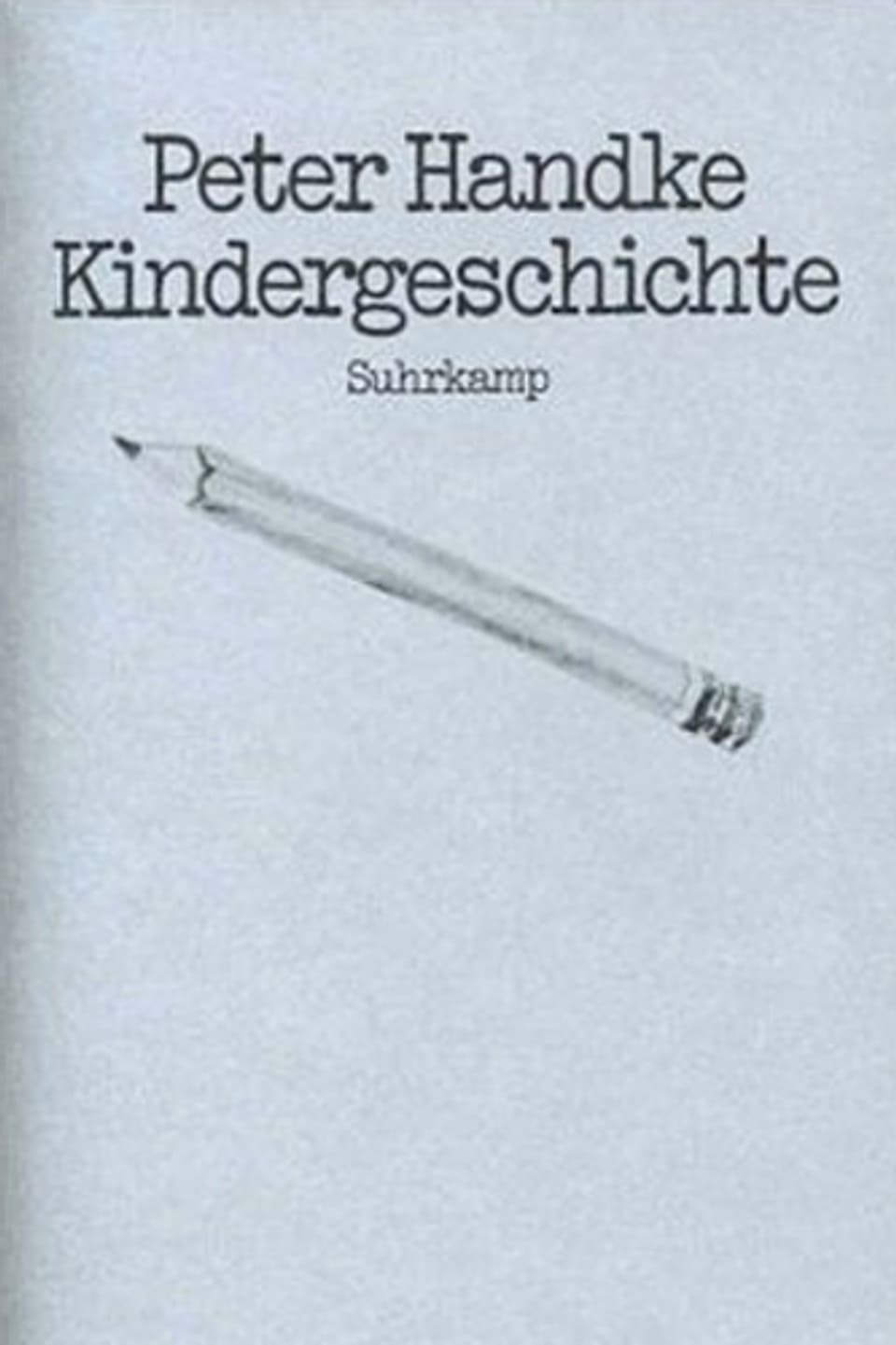 Buchcover von Peter Handkes «Kindergeschichte»
