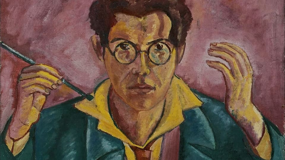 Selbstportrait: Selbstportrait von Max Bill.