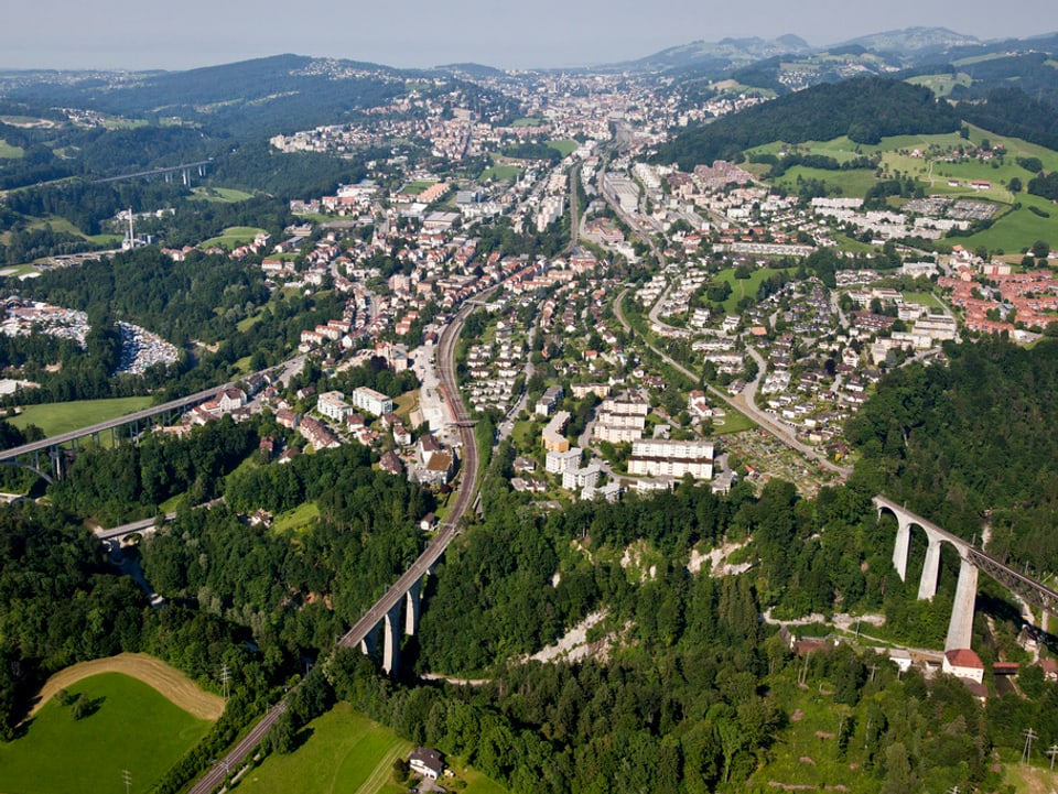 St. Gallen aus der Luft