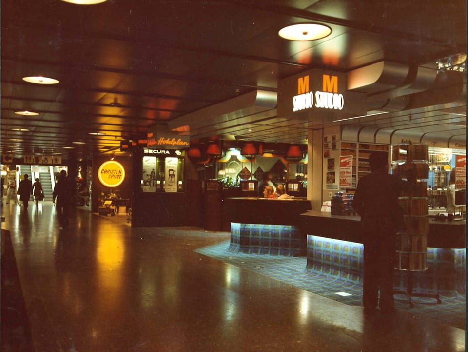 Der M-Shop im Shoppyland 1975.