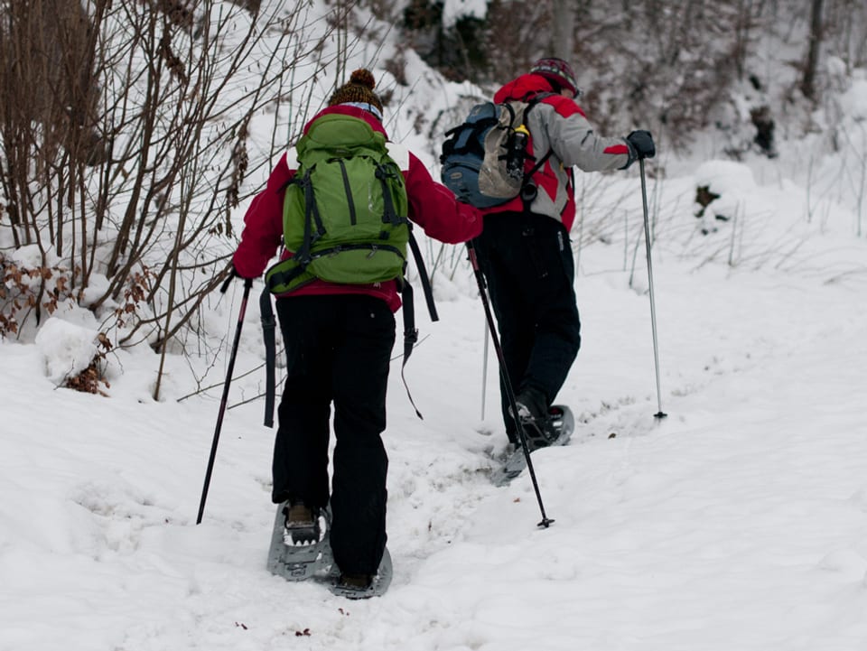 Der Anfang einer langen Wanderung. Zweieinhalb Stunden dauert es bis zur Berghütte. 