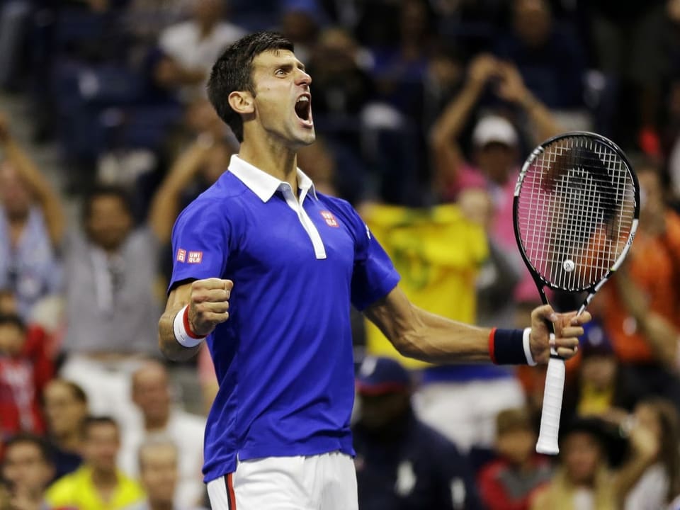 Novak Djokovic an den US Open 2015.