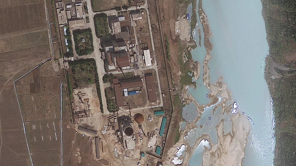 Luftaufnahmen vom Atomkraftwerk Yongbyon 