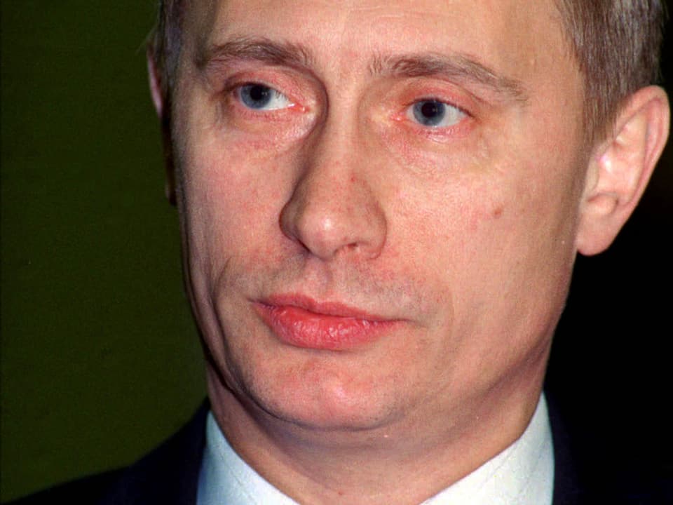 Portrait von Putin.