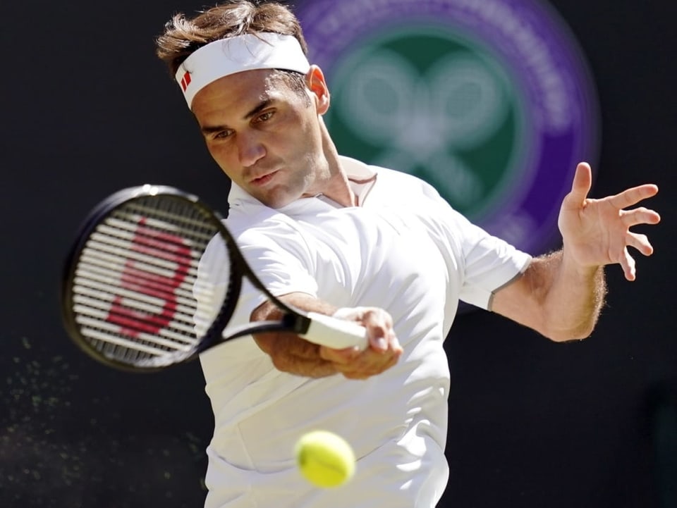 Peilt seinen 100. Wimbledon-Sieg an Roger Federer.