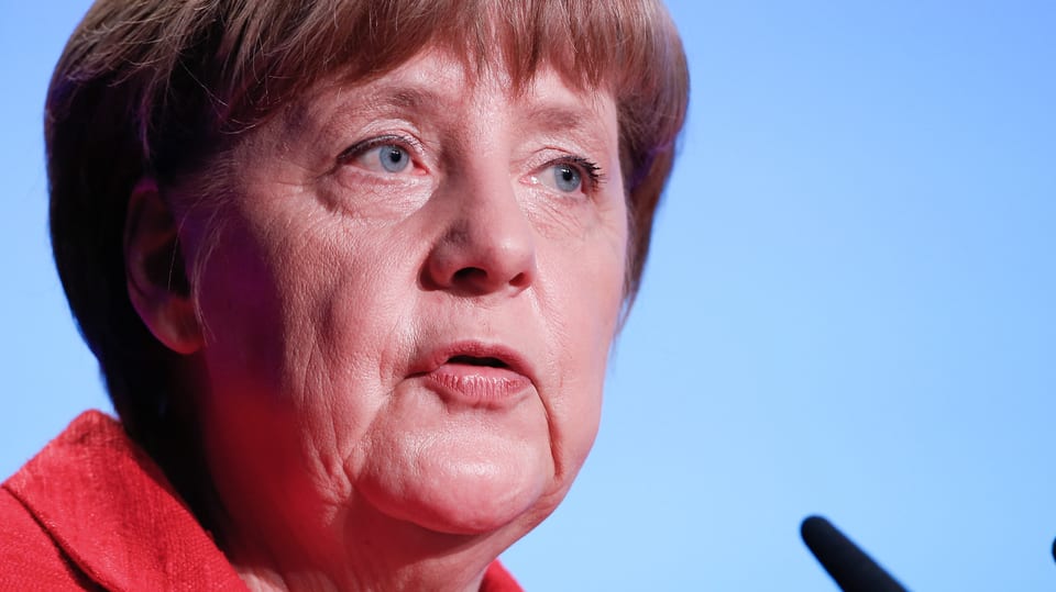 Merkel Nahaufnahme.