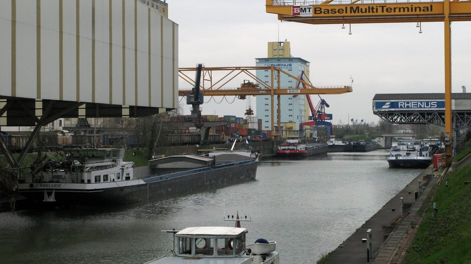 Rheinschiffe können weniger transportieren