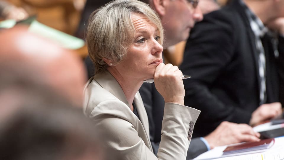 Elisabeth Schneider-Schneiter im Parlament