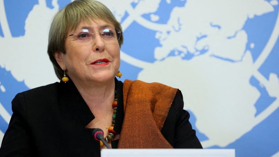 Michelle Bachelet, Hochkommissarin für Menschenrechte .