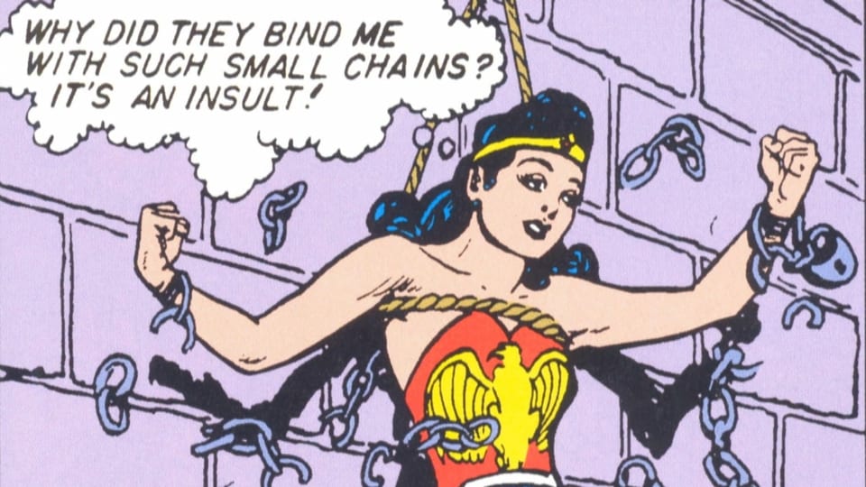 Wonder Woman befreit sich von Ketten