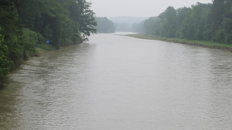 Natürliches Flussbett: Die Thur führt immer noch viel Wasser.
