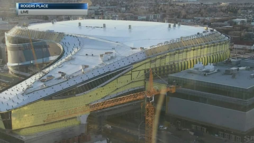 Das neue Stadion der Edmonton Oilers 
