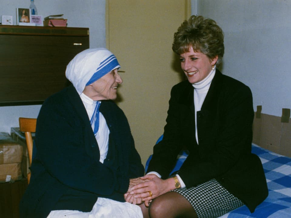 Mutter Teresa und Prinzessin Diana.
