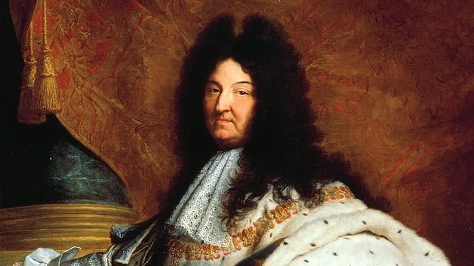 Gemälde mit Louis XIV