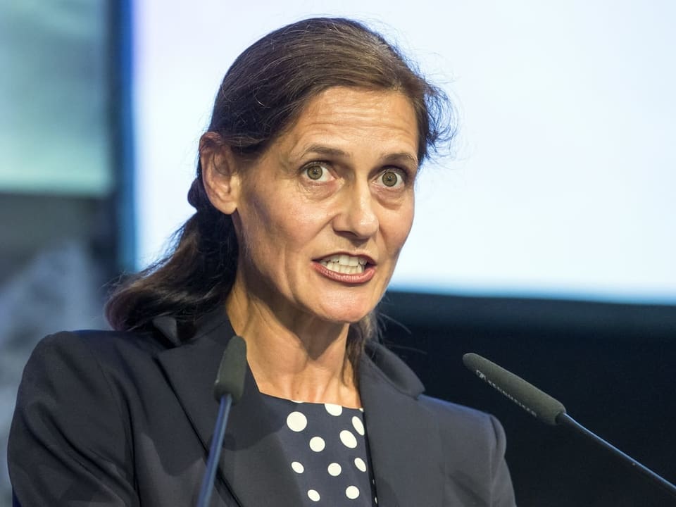 Die Obwaldner Nationalratskandidatin Monika Rüegger.