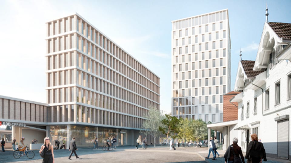 Visualisierung des Bauprojekts