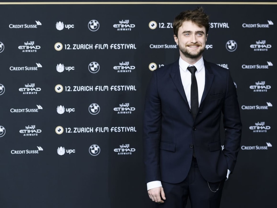 Daniel Radcliffe auf den grünen Teppich des Zürich Film Festival.