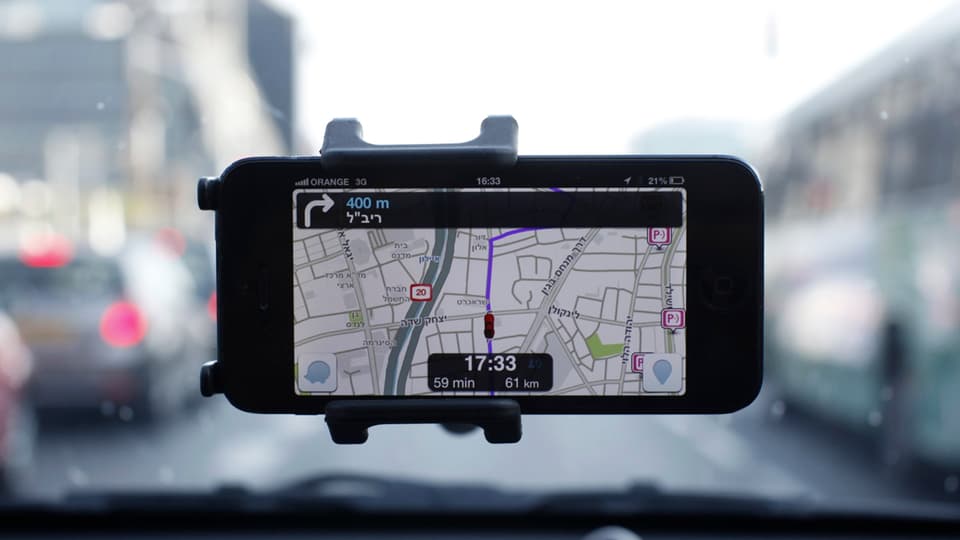 Die Navigations-App Waze