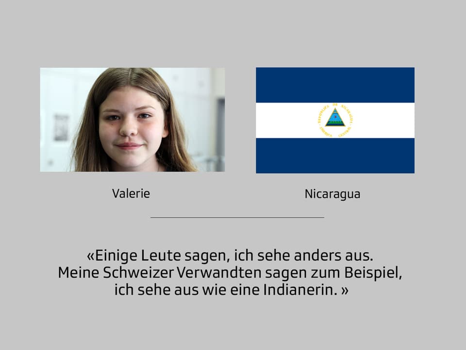 Valerie ist vor 13 Jahren mit ihrer Familie in die Schweiz gezogen. Seither lebt sie in Bern. 