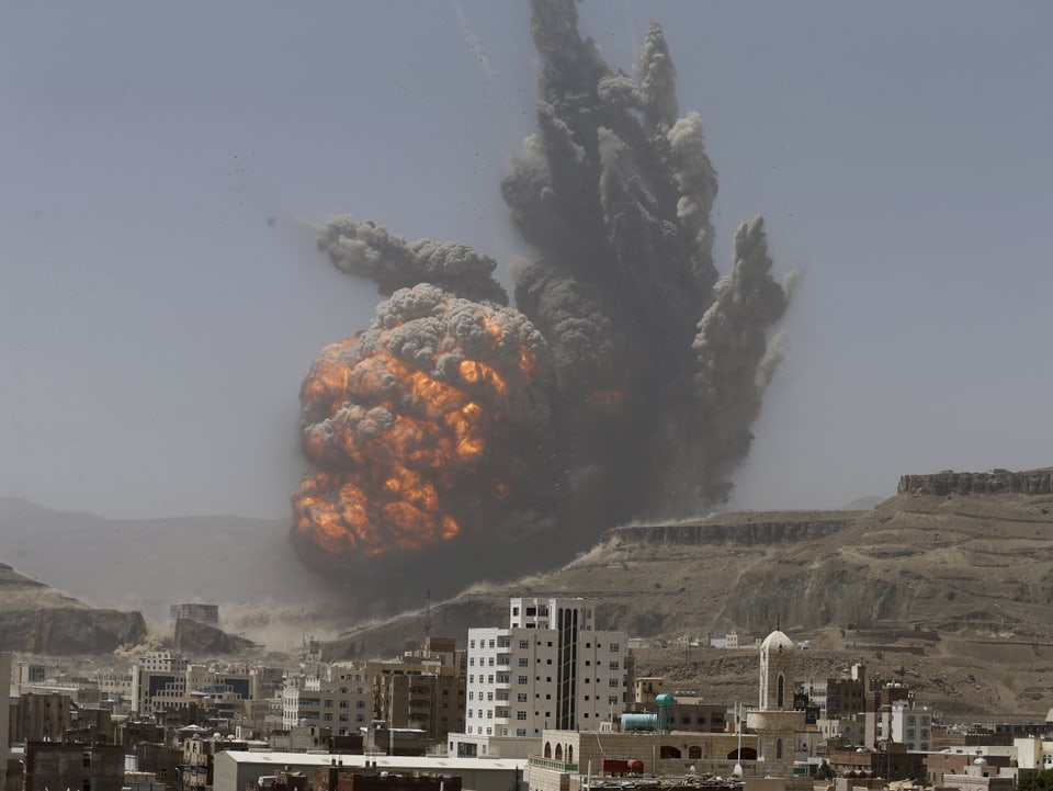Luftschlag in Jemens Hauptstadt Sanaa