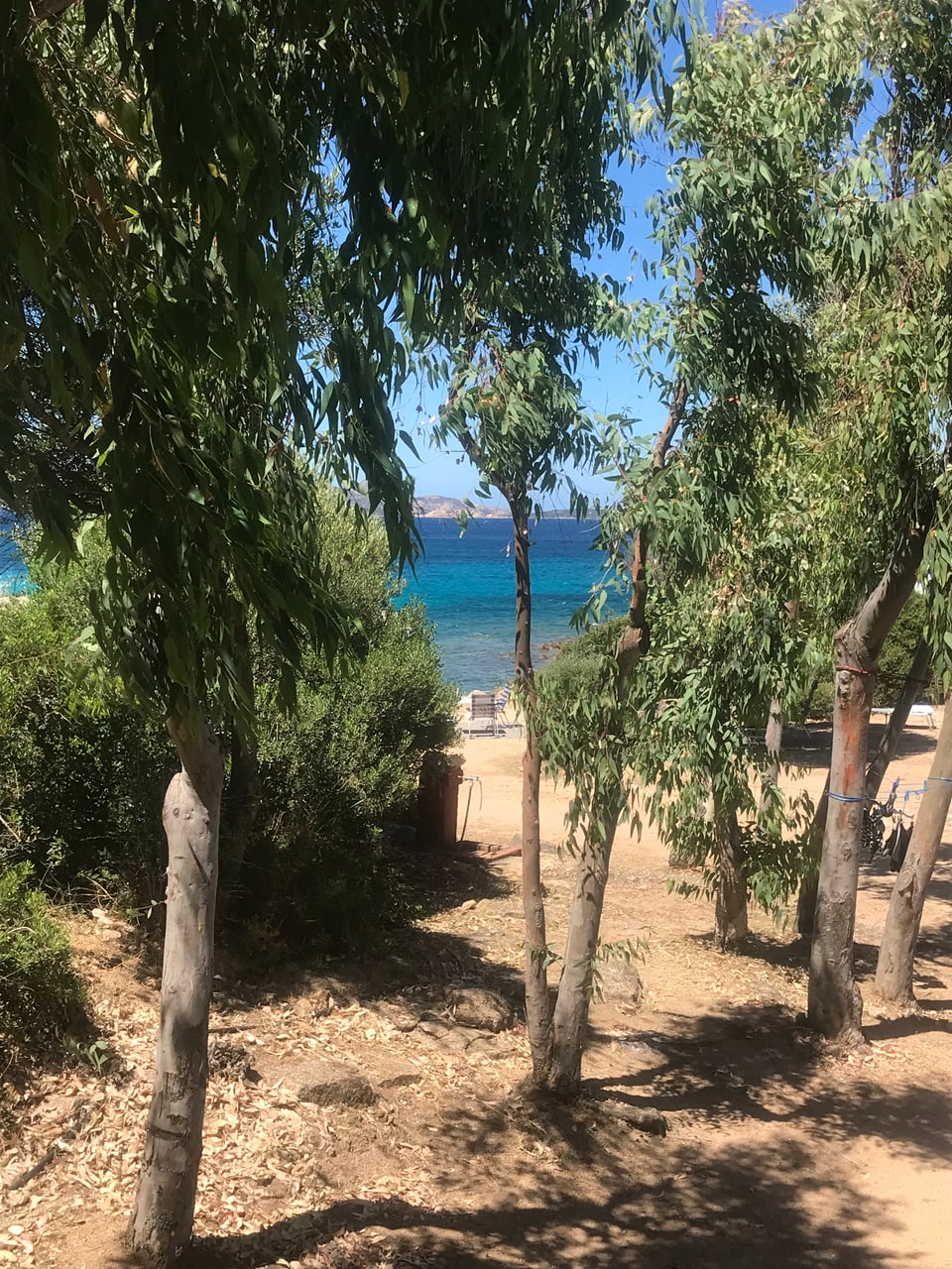 Vista sin la mar ord da nossa rulotta en Sardegna Vista sin la mar ord da nossa rulotta en Sardegna