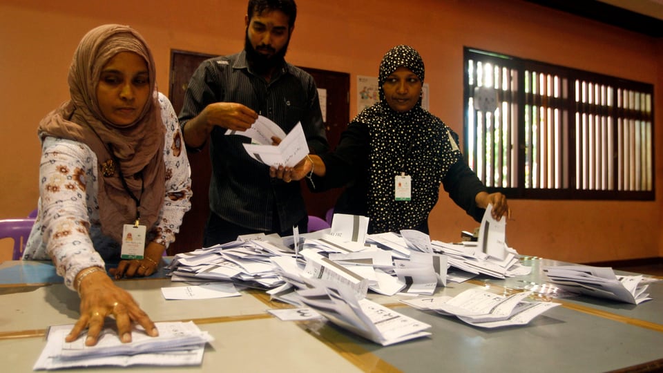 Präsidentenwahl auf den Malediven ist ungültig