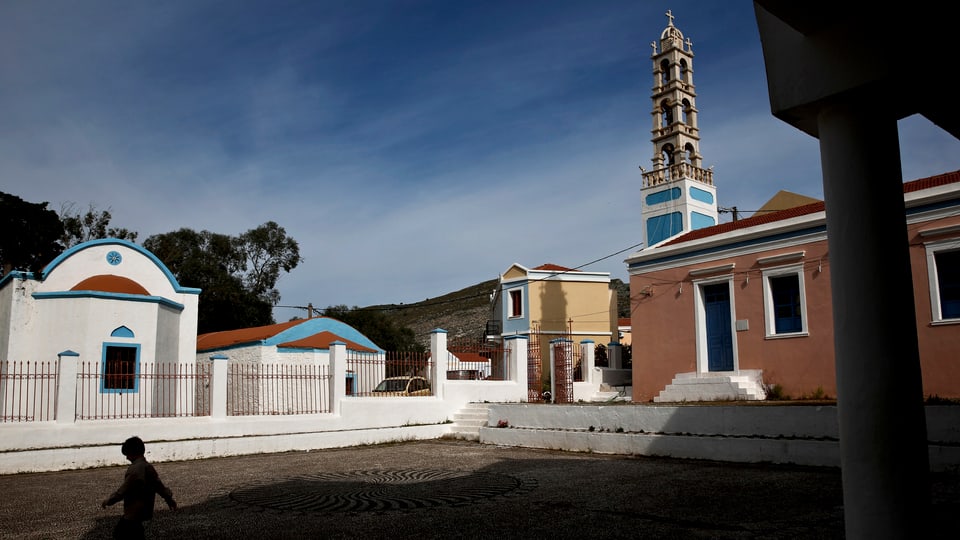 Eine Kirche auf der Insel Kastelorizo: