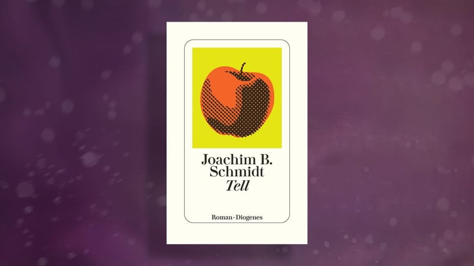 Buchcover: Bunter, stilisierter Apfel