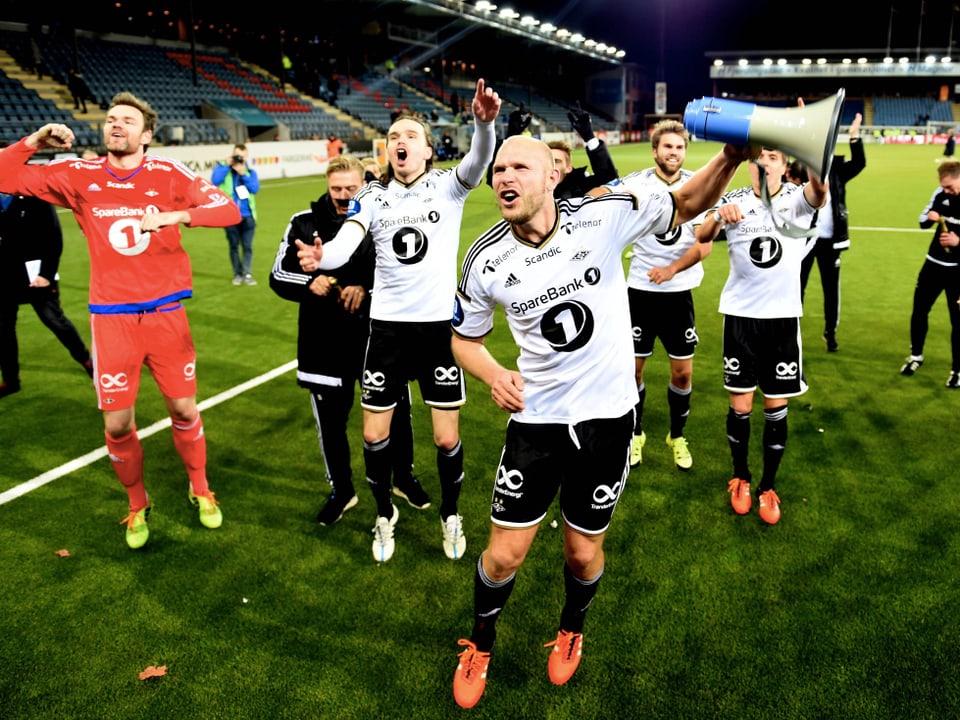 Rosenborg Trondheim feiert den Meistertitel
