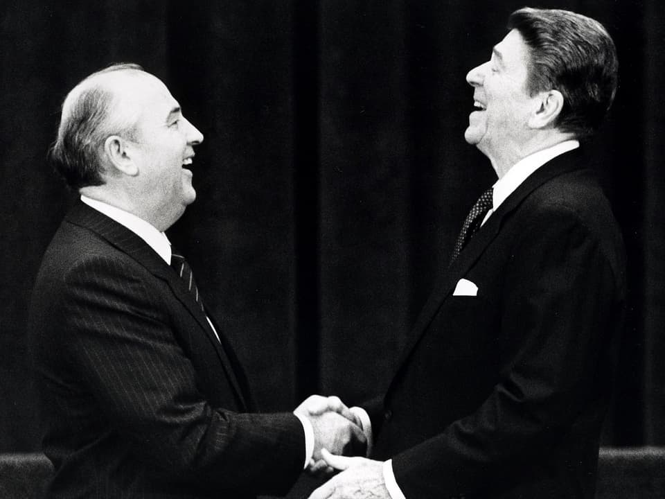 Gowbatschow und Reagan
