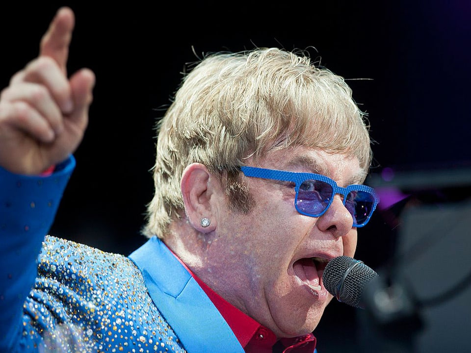 Porträt Elton John