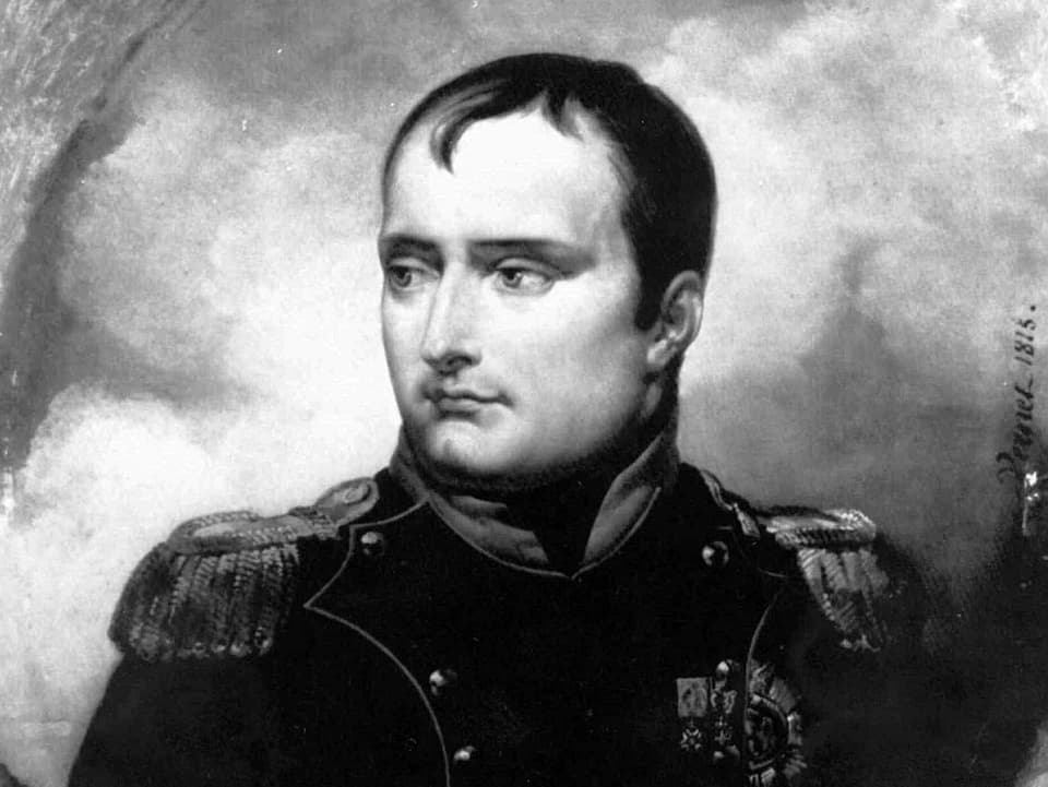 Porträt Napoleon.