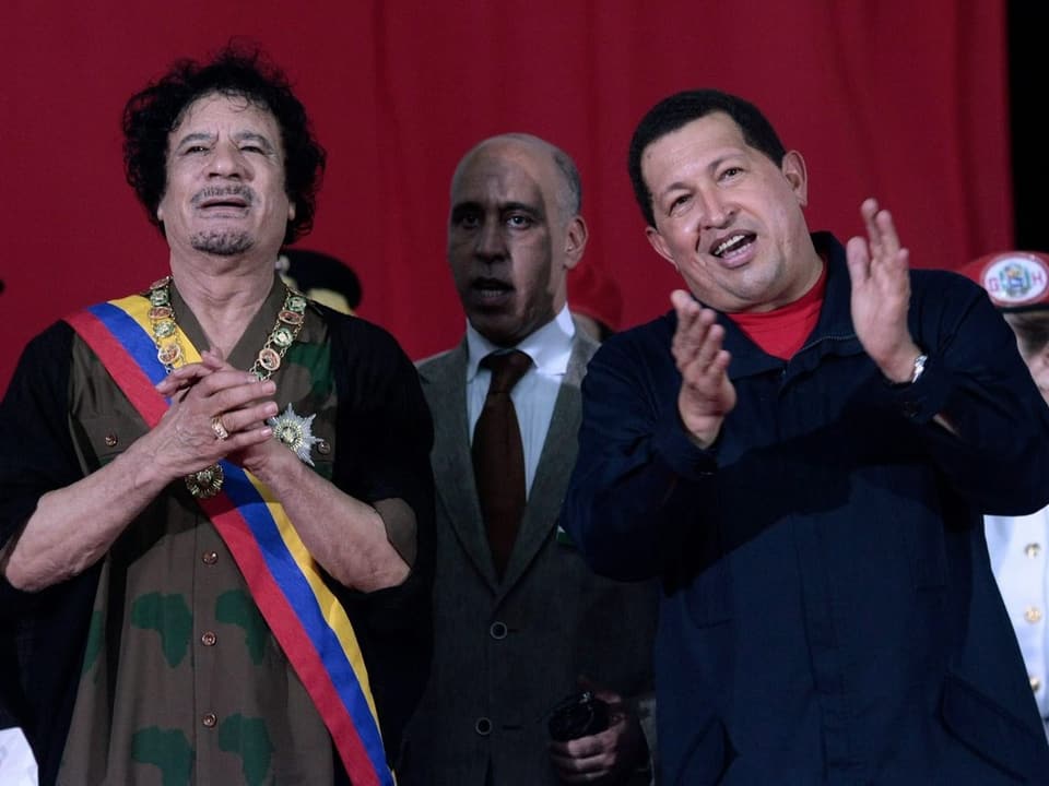 Hugo Chávez und Muammar Gaddafi