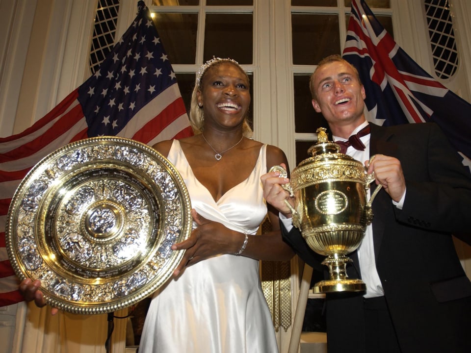 Serena Williams und Lleyton Hewitt.