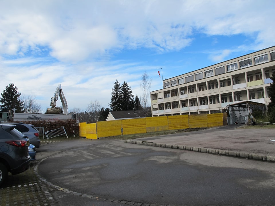 Baustelle beim Kinderspital