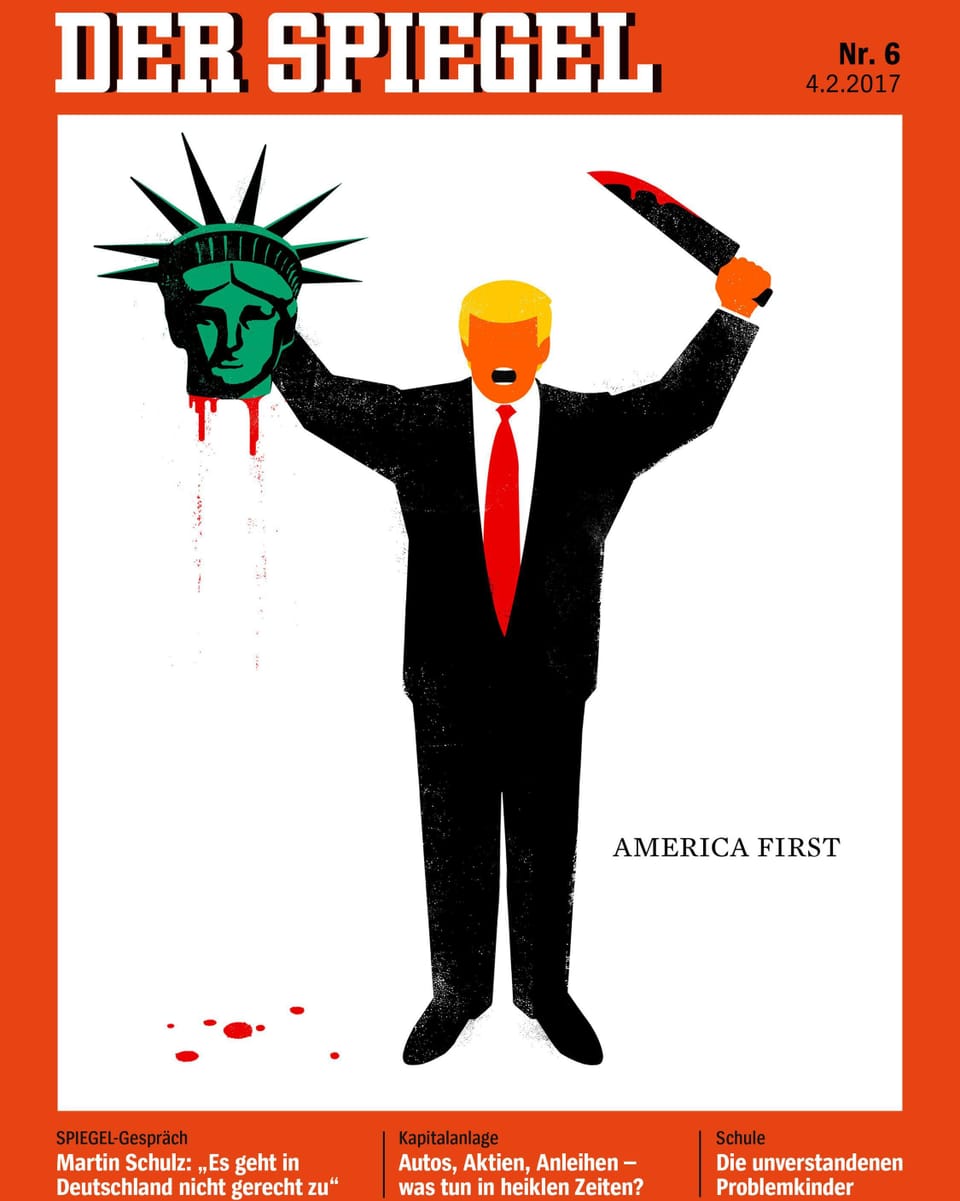 Die Titelseite der neuen Ausgabe von «Der Spiegel»