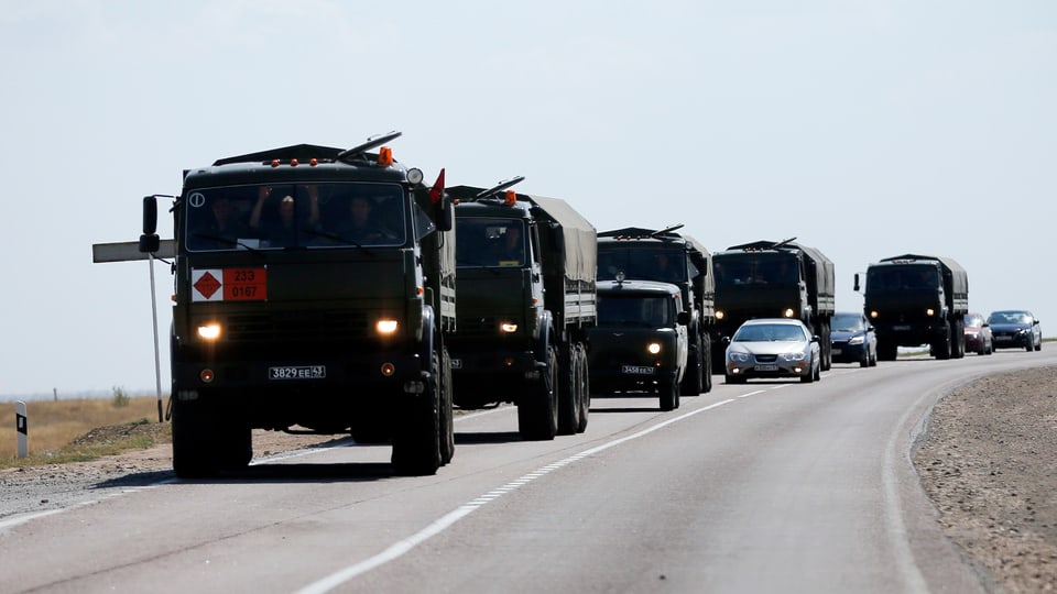 Russische Militärfahrzeuge