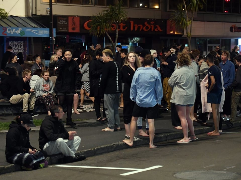 Menschen in Wellington