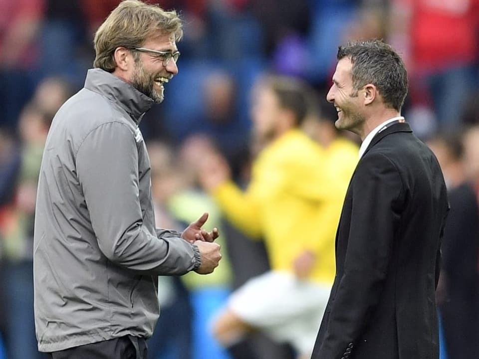 Die Wege kreuzen sich immer wieder Jürgen Klopp und Alex Frei