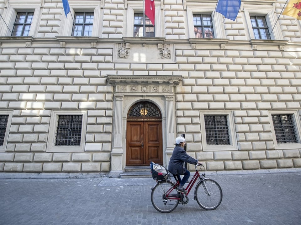 Das Regierungsgebäude des Kantons Luzern: