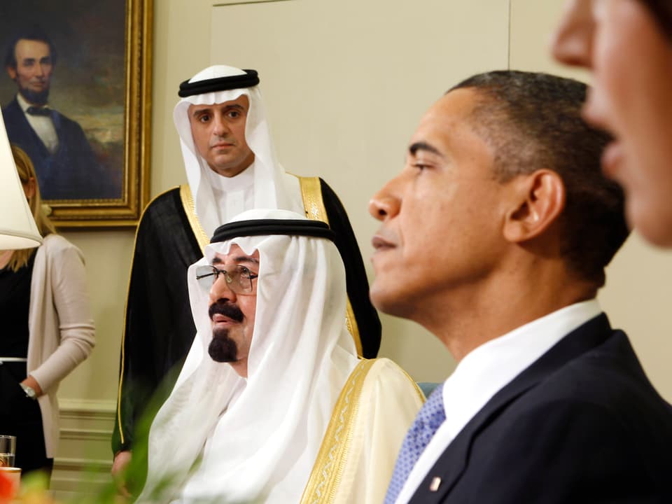 Abdullah mit US-Präsident Obama
