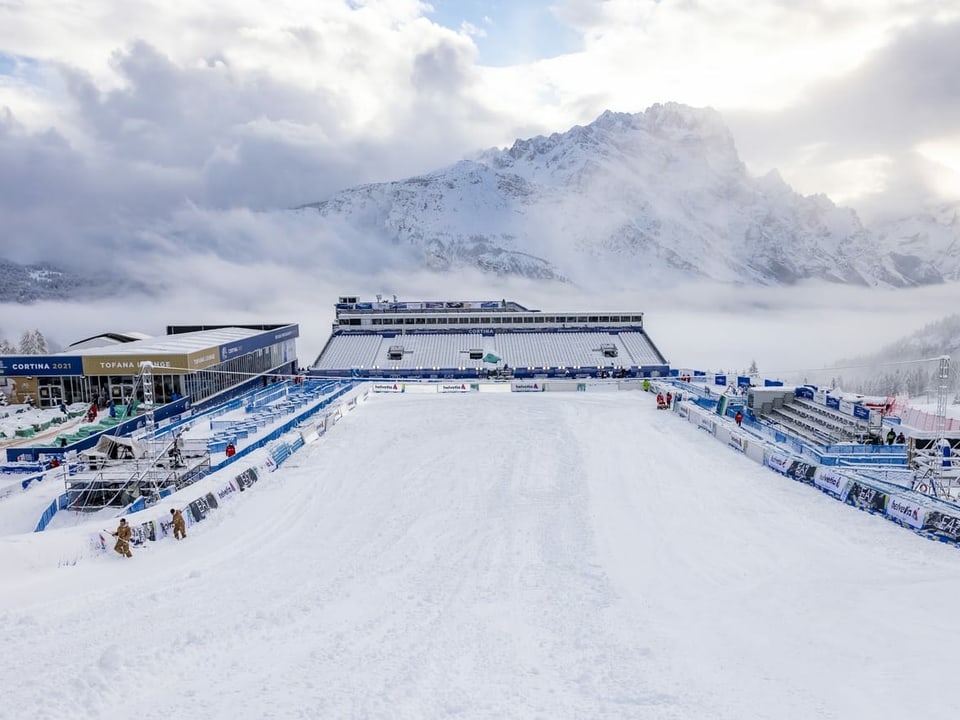 Der Zielraum in Cortina Der Zielraum in Cortina