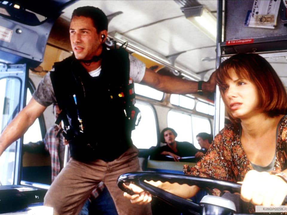 Im Alter von 30 schafft Keanu Reeves an der Seite von Sandra Bullock mit  «Speed» den Durchbruch im Action Genre.