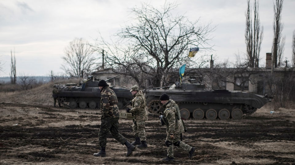 Ukrainische Panzer.