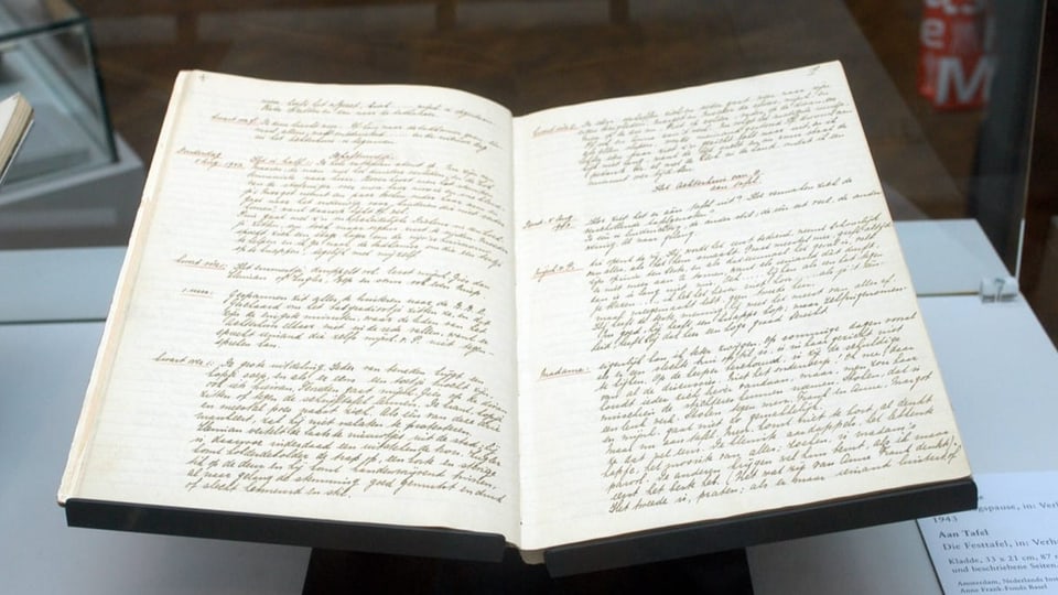 Das Tagebuch der Anne Frank Tagebuch der Anne Frank original.