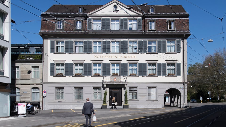 Der Hauptsitz der Privatbank in St. Gallen.