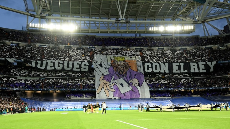 «Spiele nicht mit dem König» Das Estadio Santiago Bernabeu.