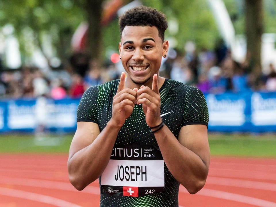 Der 19-jährige Jason Joseph ist eine Schweizer Hürdensprint-Hoffnung