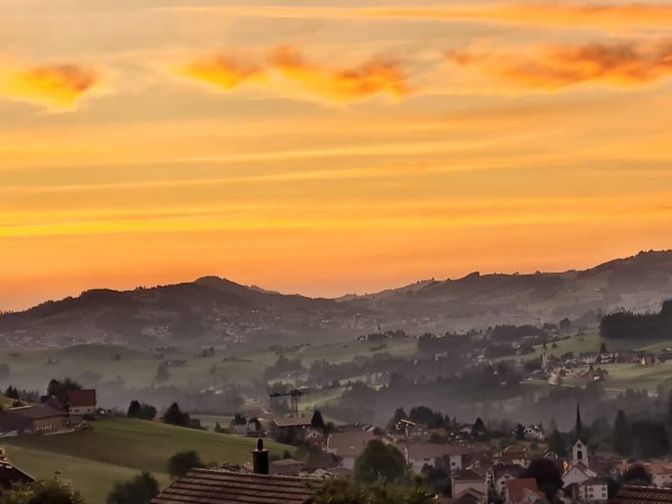 Blick Richtung Stein und Teufen AR