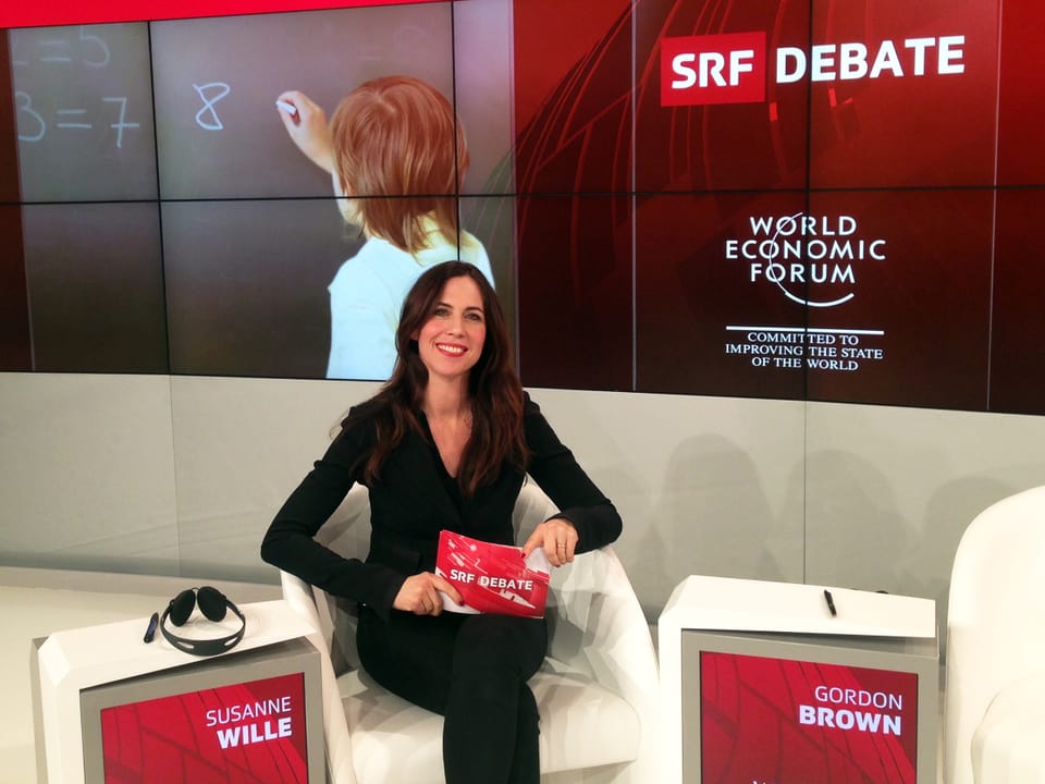 Susanne Wille moderiert die SRF-Debatte am WEF